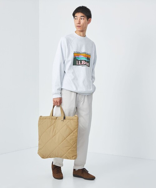 green label relaxing(グリーンレーベルリラクシング)の「【別注】<fellowww>GLR パデッド トートバッグ(トートバッグ・メンズ・ブラック/ベージュ・FREE)」の5枚目の写真