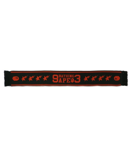 A Bathing Ape monogram logo ストール マフラー JACQUARD BAPE LOGO LONG SCARF（マフラー）｜A BATHING APE（ア