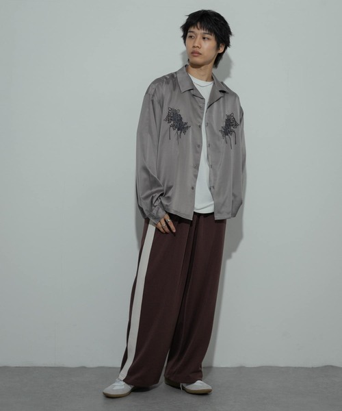 セール】ボタニカルシシュウロングスリーブシャツ（シャツ/ブラウス