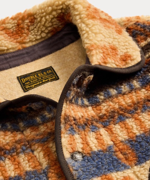 RRL（ダブル アール エル）の「ウールブレンド パイル フリース 