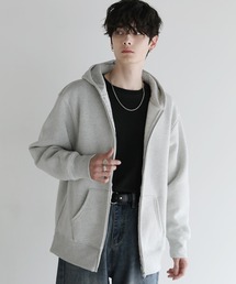 Buyer's select/裏起毛ヘビーウェイトビッグシルエットジップパーカー