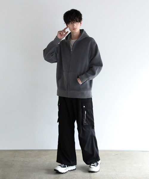 セール】Buyer's select/裏起毛ヘビーウェイトビッグシルエットジップ