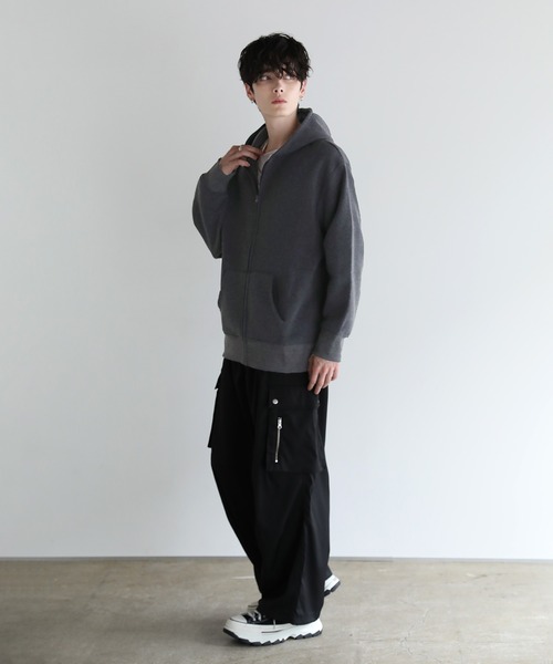 セール】Buyer's select/裏起毛ヘビーウェイトビッグシルエットジップ