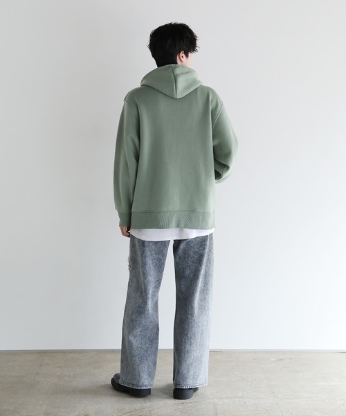 Buyer's select/裏起毛ヘビーウェイトビッグシルエットジップ