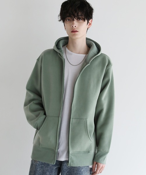 オークリー☆中綿 ジップアップ パーカー 裏起毛 グリーン カモ柄 M