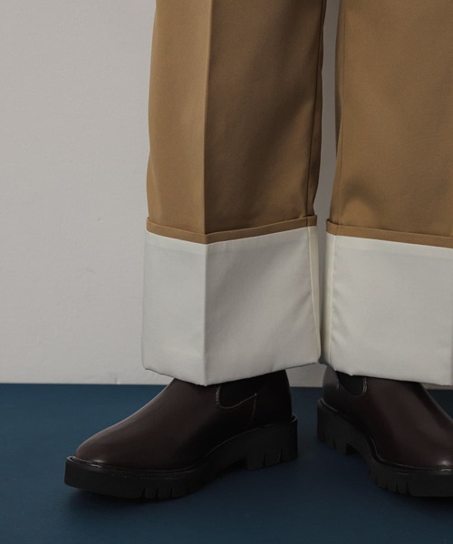 SENSE OF PLACE by URBAN RESEARCH(センスオブプレイスバイアーバンリサーチ)の「ワイドターンバックパンツ(その他パンツ・レディース・ブラック/カーキ/ベージュ・SMALL/MEDIUM)」の22枚目の写真