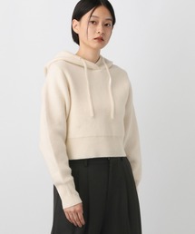 A part by | コンパクトフードニットプルオーバー(ニット/セーター)