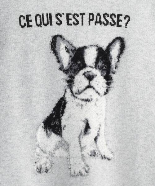 SHOO・LA・RUE(シューラルー)の「◆【110-140cm/リンク/男女兼用】アニマルモチーフニット(ニット/セーター・キッズ・ホワイト系/グレー/パープル・11/12/13/14)」の11枚目の写真