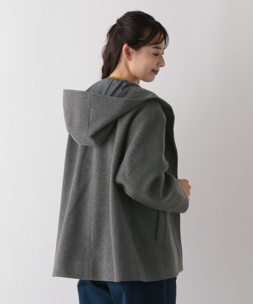 GLOBAL WORK Smile Seed Store（グローバルワーク スマイルシードストア）の「ウーリーテックブルゾン/116022（ブルゾン・レディース・ベージュ/チャコール/モカ・LARGE/SMALL/X-LARGE/MEDIUM）」の11枚目の写真