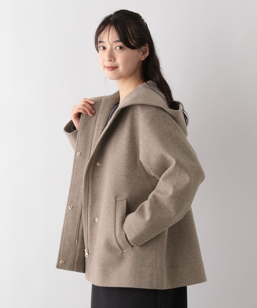 GLOBAL WORK Smile Seed Store（グローバルワーク スマイルシードストア）の「ウーリーテックブルゾン/116022（ブルゾン・レディース・ベージュ/チャコール/モカ・LARGE/SMALL/X-LARGE/MEDIUM）」の16枚目の写真