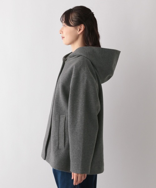 GLOBAL WORK Smile Seed Store（グローバルワーク スマイルシードストア）の「ウーリーテックブルゾン/116022（ブルゾン・レディース・ベージュ/チャコール/モカ・LARGE/SMALL/X-LARGE/MEDIUM）」の18枚目の写真