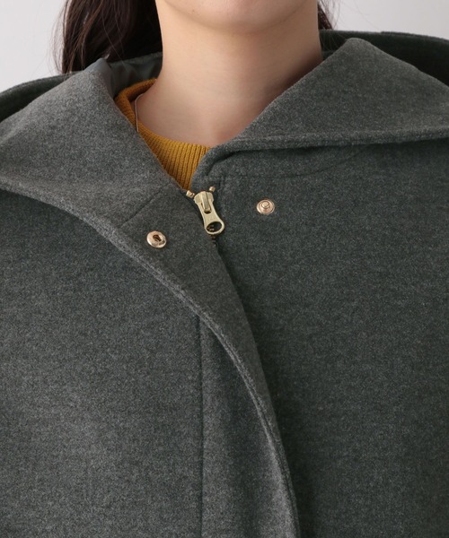 GLOBAL WORK Smile Seed Store（グローバルワーク スマイルシードストア）の「ウーリーテックブルゾン/116022（ブルゾン・レディース・ベージュ/チャコール/モカ・LARGE/SMALL/X-LARGE/MEDIUM）」の14枚目の写真