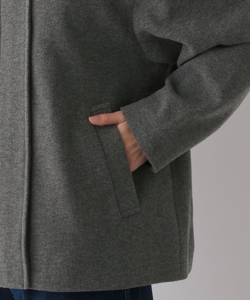 GLOBAL WORK Smile Seed Store（グローバルワーク スマイルシードストア）の「ウーリーテックブルゾン/116022（ブルゾン・レディース・ベージュ/チャコール/モカ・LARGE/SMALL/X-LARGE/MEDIUM）」の15枚目の写真