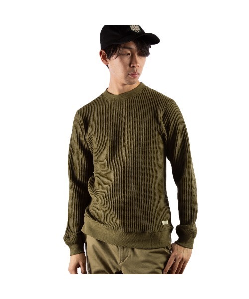 セール】ヘビーワッフルクルー（スウェット）｜Foxfire（フォックス