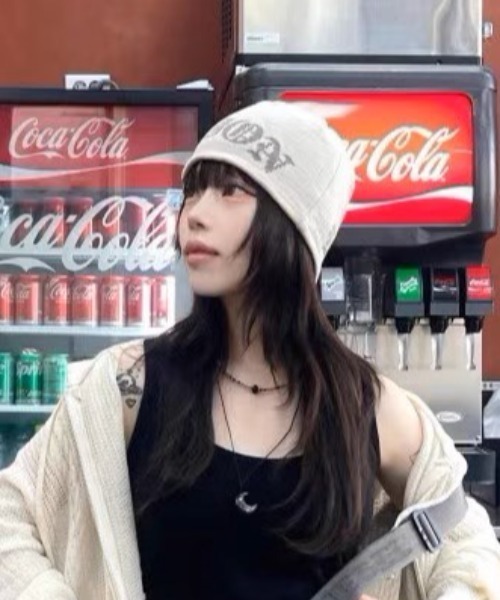 A'GEM/9 × .kom『.KOM/ドットケーオーエム』スターロゴビーニー（ニットキャップ/ビーニー）｜.KOM（ドットコム）