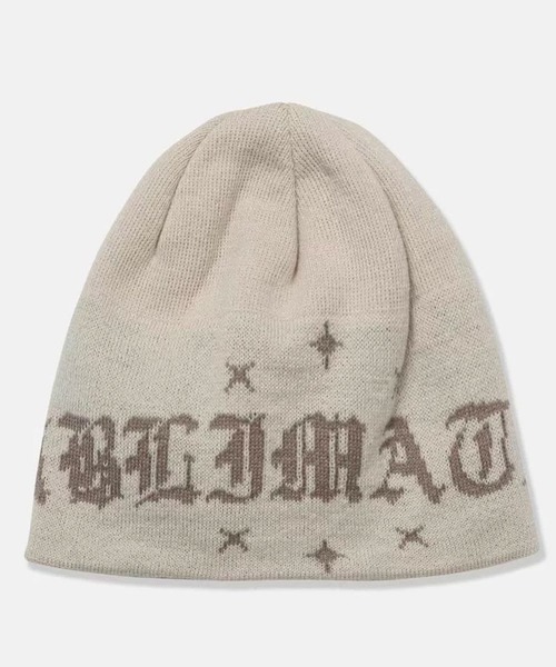 ホワイト ニットビーニー ロゴ入り Supreme 'New Era Box Logo Beanie'ビーニー ニットキャップ