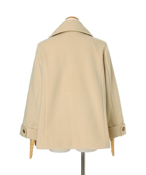 F i.n.t（フィント）の「ダブル釦Aラインピーコート/F&A/fint（ピーコート・レディース・ライトベージュ/モカ/ネイビー・FREE）」の19枚目の写真