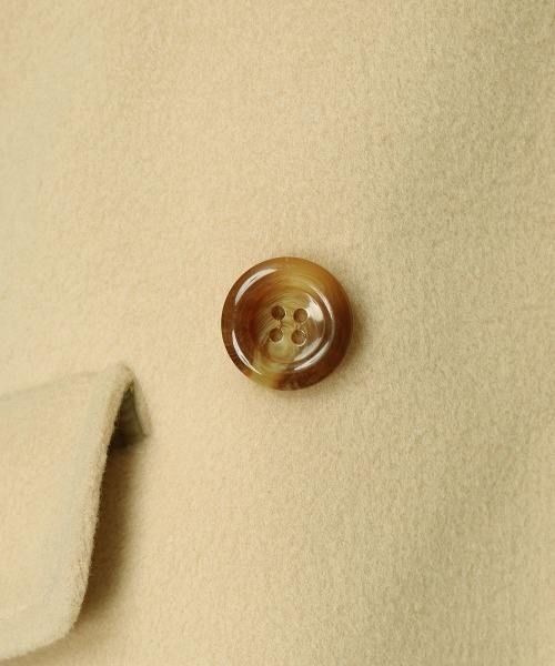 F i.n.t（フィント）の「ダブル釦Aラインピーコート/F&A/fint（ピーコート・レディース・ライトベージュ/モカ/ネイビー・FREE）」の10枚目の写真