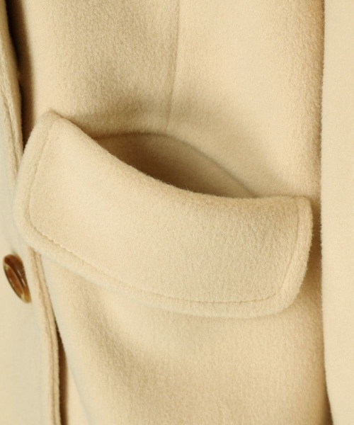 F i.n.t（フィント）の「ダブル釦Aラインピーコート/F&A/fint（ピーコート・レディース・ライトベージュ/モカ/ネイビー・FREE）」の11枚目の写真