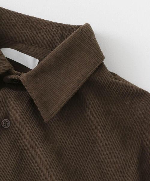 SENSE OF PLACE by URBAN RESEARCH(センスオブプレイスバイアーバンリサーチ)の「コーデュロイレギュラーカラーシャツ(シャツ/ブラウス・メンズ・カーキ/ブラック/ブラウン・LARGE/MEDIUM)」の22枚目の写真