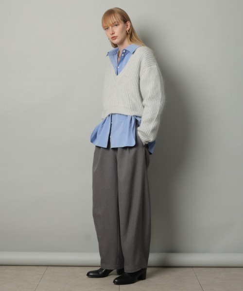 CADUNE（カデュネ）の「モヘア深Vセーター（ニット/セーター）」 - WEAR