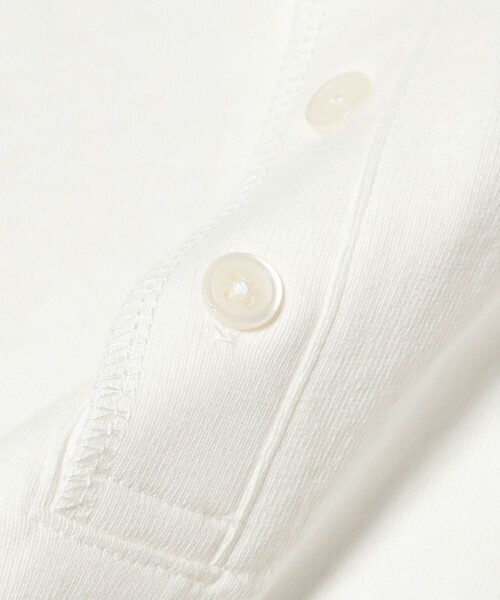 B:MING by BEAMS(ビーミングバイビームス)の「【WEB限定/ユニセックス】ヘビーウェイト 3ボタン ヘンリーネック Tシャツ(Tシャツ/カットソー・メンズ・ブラック/ブルー系その他/オフホワイト・XL/L/M/S)」の21枚目の写真