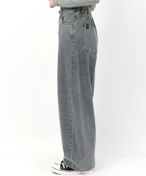 チチカカ（チチカカ）の「バレルパンツ（デニムパンツ・レディース・グリーン/ブラウン/グレー・FREE）」の11枚目の写真