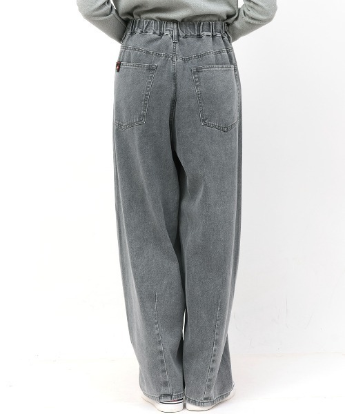 チチカカ（チチカカ）の「バレルパンツ（デニムパンツ・レディース・グリーン/ブラウン/グレー・FREE）」の12枚目の写真