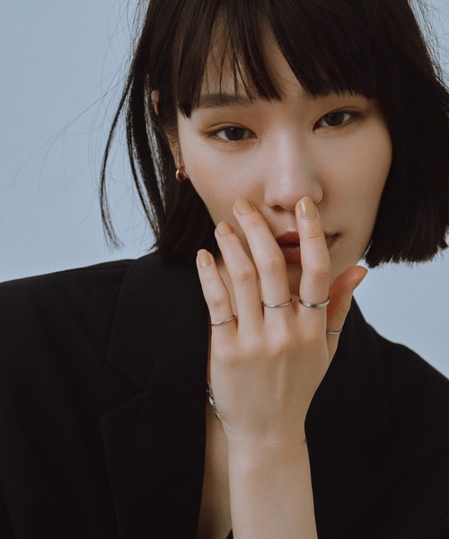 novice（ノーヴィス）の「【novice】Thin Ring 5 set［Stainless］（リング・レディース・ゴールド/シルバー・FREE）」の6枚目の写真