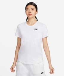 ナイキ スポーツウェア クラブ エッセンシャル ウィメンズ Tシャツ / Nike Sportswear Club Essentials Women's T-Shirt DX7903-100 White