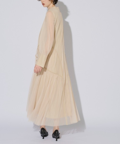 piping tulle dress | ANDRESD
