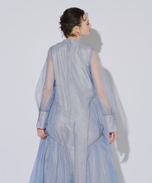 ANDRESD（アンドレスド）の「piping tulle dress パイピング