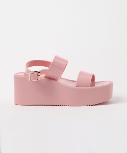 FOREVER 21(フォーエバー トゥエンティーワン)の「厚底ベルトサンダル(サンダル・レディース・ホワイト系その他/ピンク・23cm/24cm/25cm)」の4枚目の写真