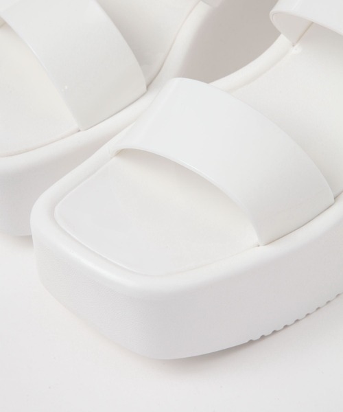 FOREVER 21(フォーエバー トゥエンティーワン)の「厚底ベルトサンダル(サンダル・レディース・ホワイト系その他/ピンク・23cm/24cm/25cm)」の12枚目の写真