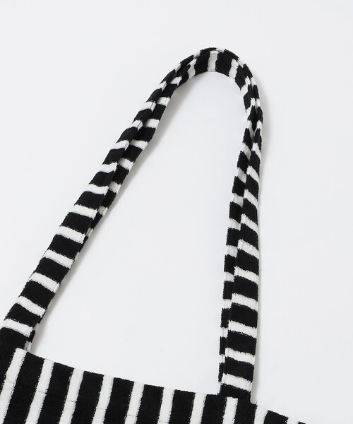 SHIPS（シップス）の「【WEB限定】SHIPS: パイル ストライプ SHIPSロゴ エンブロイダリー トート バッグ（トートバッグ・メンズ・ブルー/ブラック/グリーン/ブラウン/ホワイト・ONE SIZE）」の14枚目の写真