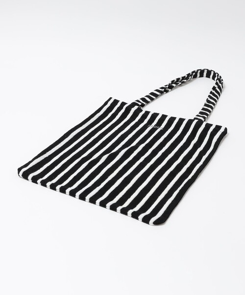 SHIPS（シップス）の「【WEB限定】SHIPS: パイル ストライプ SHIPSロゴ エンブロイダリー トート バッグ（トートバッグ・メンズ・ブルー/ブラック/グリーン/ブラウン/ホワイト・ONE SIZE）」の15枚目の写真