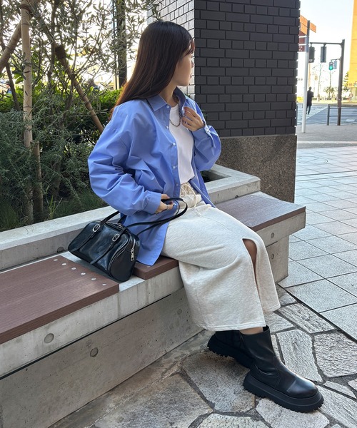 ISOOK(アイスー)の「【ISOOK / アイスー】スウェットタイトスカート / ナロースカート セミロング スリットスカート ウエストゴム ブラック アイボリー レッド 白 黒 赤 低身長 ZOZOTOWN限定(スカート・レディース・アイボリー/ブラック/レッド・FREE)」の15枚目の写真