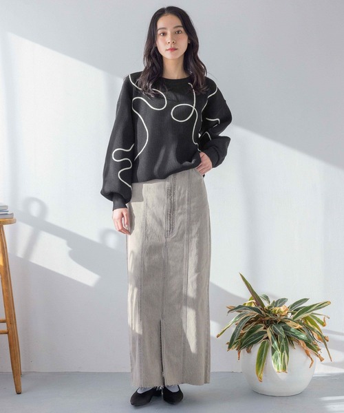 セール】エンブロイダリー2WAYカーディガン 293668（カーディガン