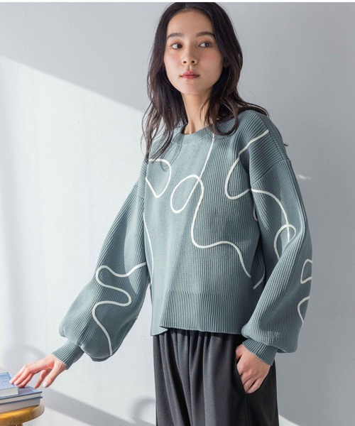 セール】エンブロイダリー2WAYカーディガン 293668（カーディガン