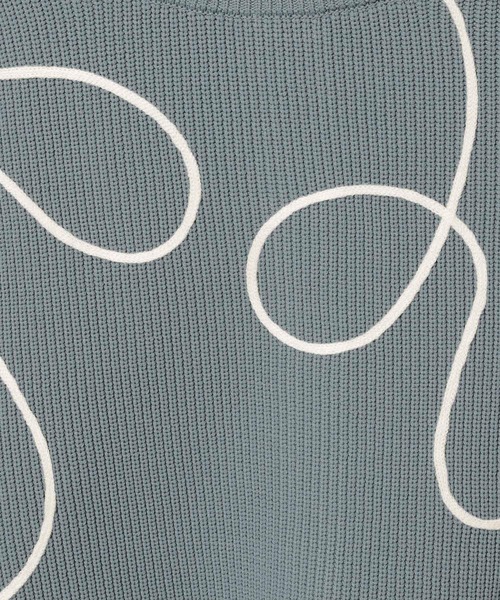 LOWRYS FARM（ローリーズファーム）の「エンブロイダリー２ＷＡＹカーディガン 293668（カーディガン/ボレロ・レディース・ベージュ/ブラック/アイボリー/ブルー・FREE）」の5枚目の写真