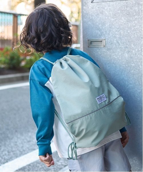b・ROOM（ビールーム）の「【撥水加工】らくらくナップ（バックパック/リュック・キッズ・レモンイエロー/ライトピンク/ブラック/ブルー系その他2/レッド/シルバーグレー/ライトカーキ/ベージュ/パープル/ラベンダー・F）」の4枚目の写真