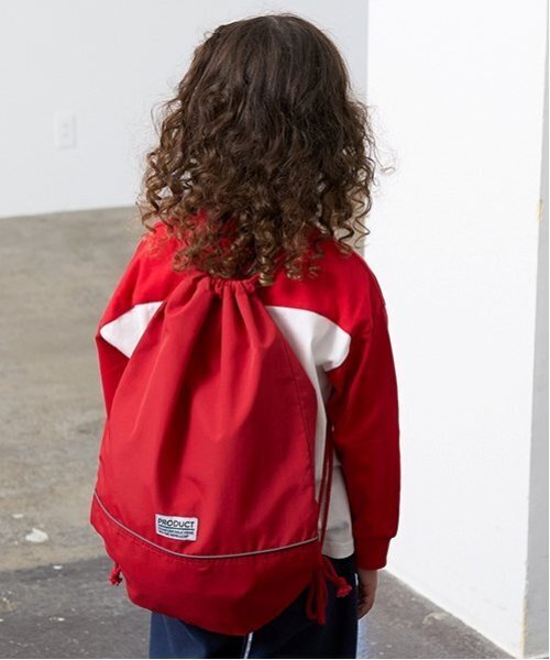 b・ROOM（ビールーム）の「【撥水加工】らくらくナップ（バックパック/リュック・キッズ・レモンイエロー/ライトピンク/ブラック/ブルー系その他2/レッド/シルバーグレー/ライトカーキ/ベージュ/パープル/ラベンダー・F）」の10枚目の写真