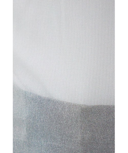 AZUL by moussy（アズールバイマウジー）の「シアーラメ長袖トップス（Tシャツ/カットソー・レディース・ライトグレー/ブラック/グレー・FREE）」の18枚目の写真