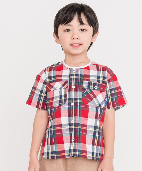 RAGMART(ラグマート)の「ノーカラーシャツ(シャツ/ブラウス・キッズ・ストライプ/その他/チェック/ドット・120cm/100cm/110cm/130cm)」の4枚目の写真