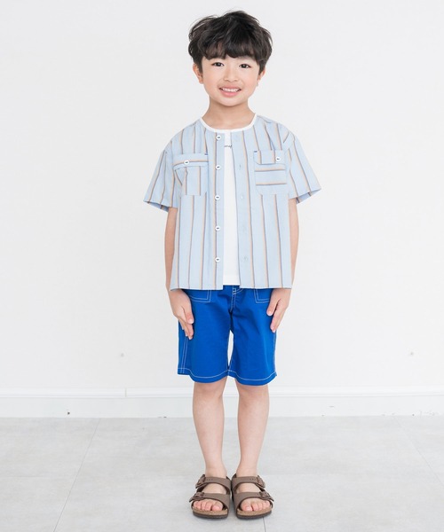 RAGMART(ラグマート)の「ノーカラーシャツ(シャツ/ブラウス・キッズ・ストライプ/その他/チェック/ドット・120cm/100cm/110cm/130cm)」の9枚目の写真