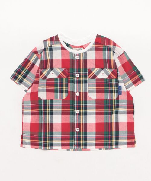 RAGMART(ラグマート)の「ノーカラーシャツ(シャツ/ブラウス・キッズ・ストライプ/その他/チェック/ドット・120cm/100cm/110cm/130cm)」の21枚目の写真