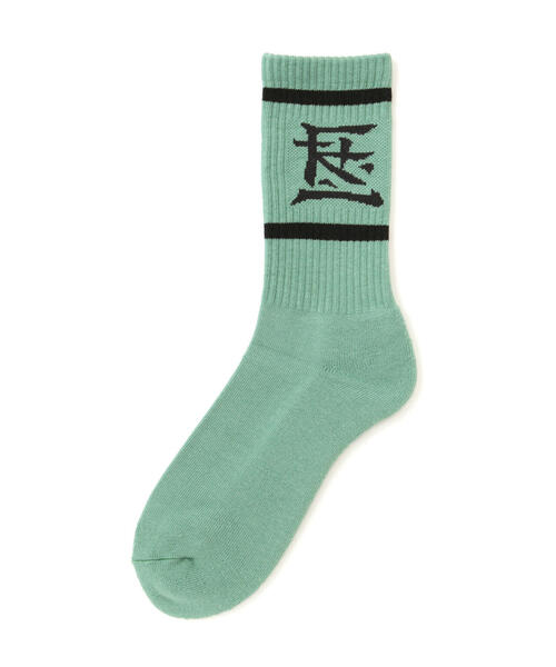 F-LAGSTUF-F（フラグスタフ）の「F-LAGSTUF-F/フラグスタフ/”KANJI LOGO”SOCKS（ソックス/靴下・メンズ・ブラック/ブルー/グレー/ブルー系その他3・F）」の4枚目の写真