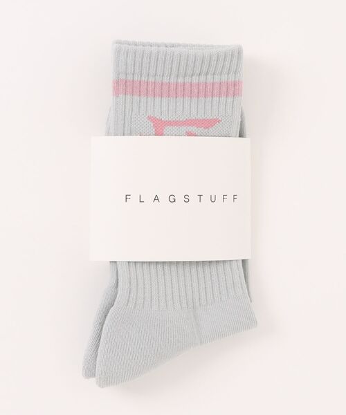 F-LAGSTUF-F（フラグスタフ）の「F-LAGSTUF-F/フラグスタフ/”KANJI LOGO”SOCKS（ソックス/靴下・メンズ・ブラック/ブルー/グレー/ブルー系その他3・F）」の8枚目の写真