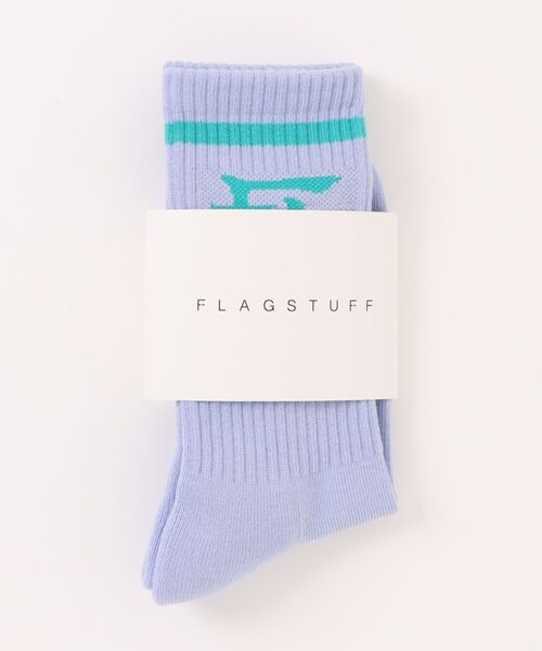 F-LAGSTUF-F（フラグスタフ）の「F-LAGSTUF-F/フラグスタフ/”KANJI LOGO”SOCKS（ソックス/靴下・メンズ・ブラック/ブルー/グレー/ブルー系その他3・F）」の9枚目の写真