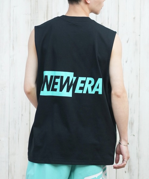 新品未使用　NEW ERA 水着　ムラサキスポーツ限定　ブラック　Lサイズ ムラサキスポーツ限定】NEW ERA/ニューエラ タンクトップ バック